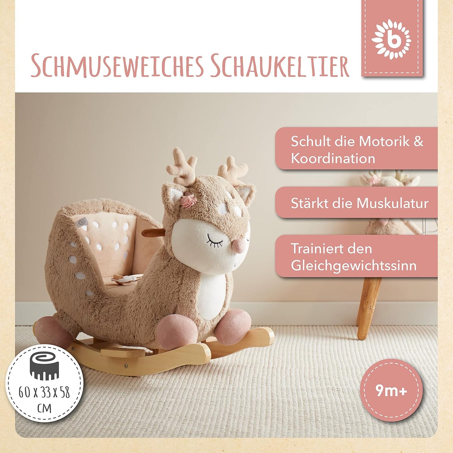 Schaukeltier Reh Ella, Reh Ella