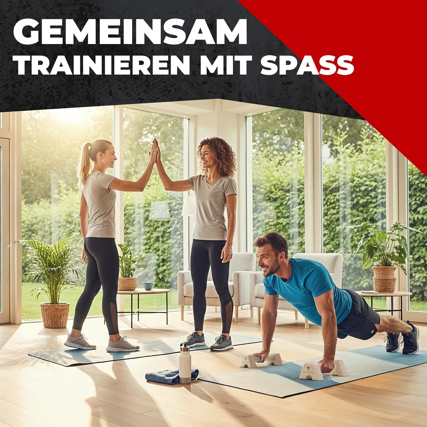 2 x Liegestützgriffe