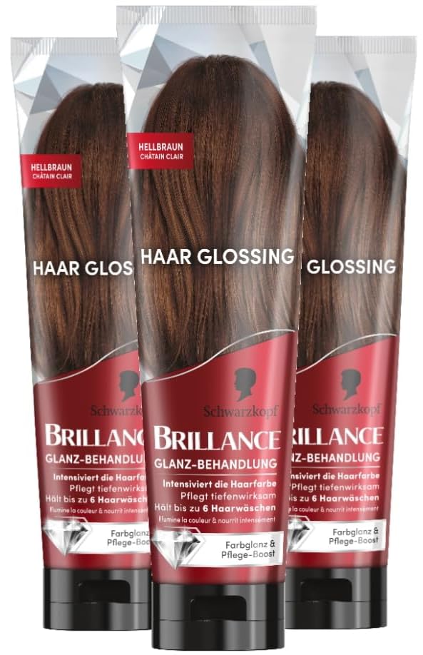 Glanz-Behandlung 3er Pack, 135 ml (3er Pack) ; Hellbraun