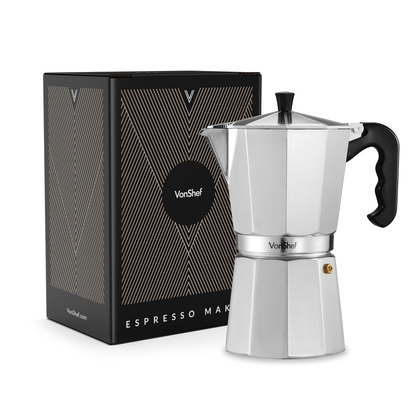 Espressokocher, 600ml / 12 Tassen