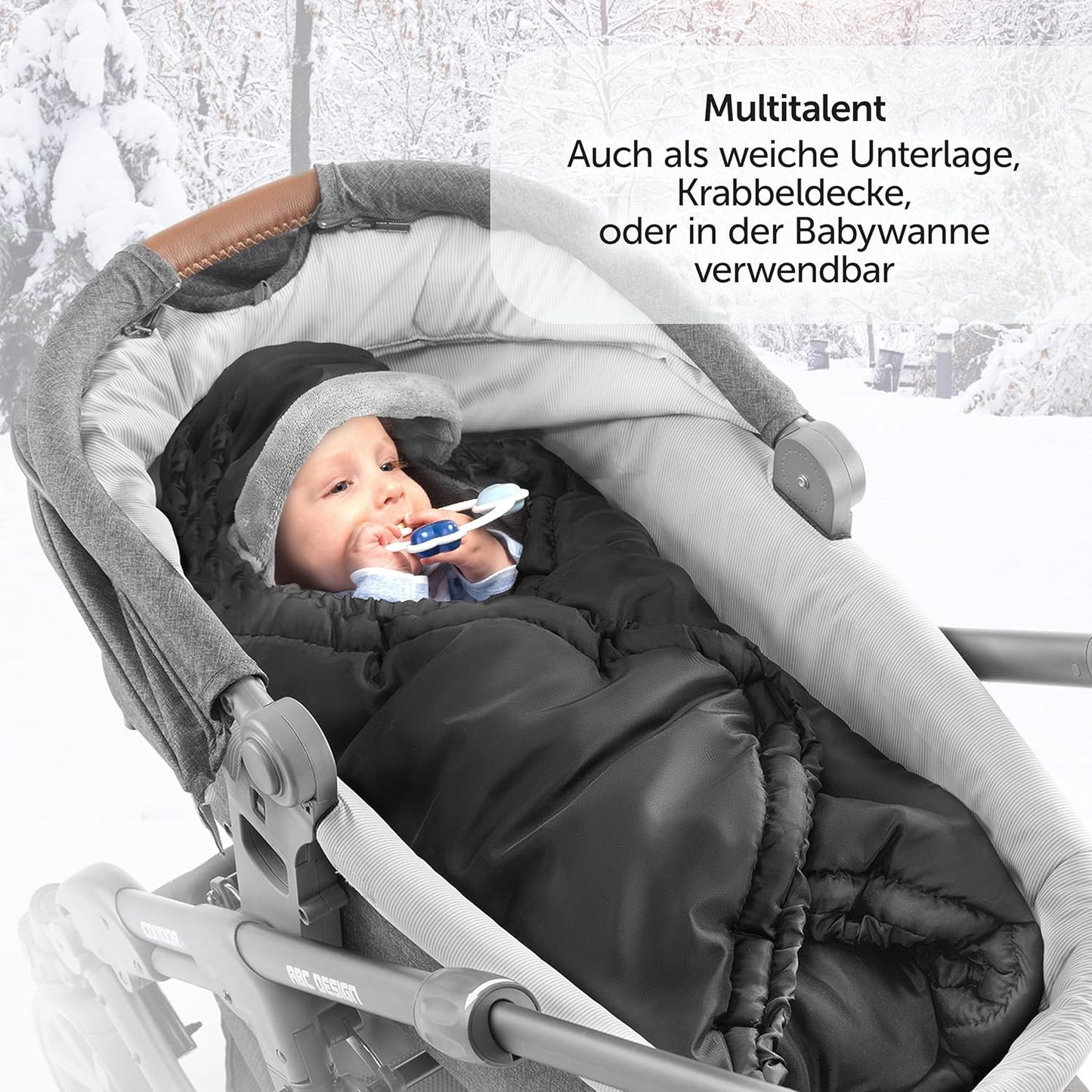 Einschlagdecke für Babyschale