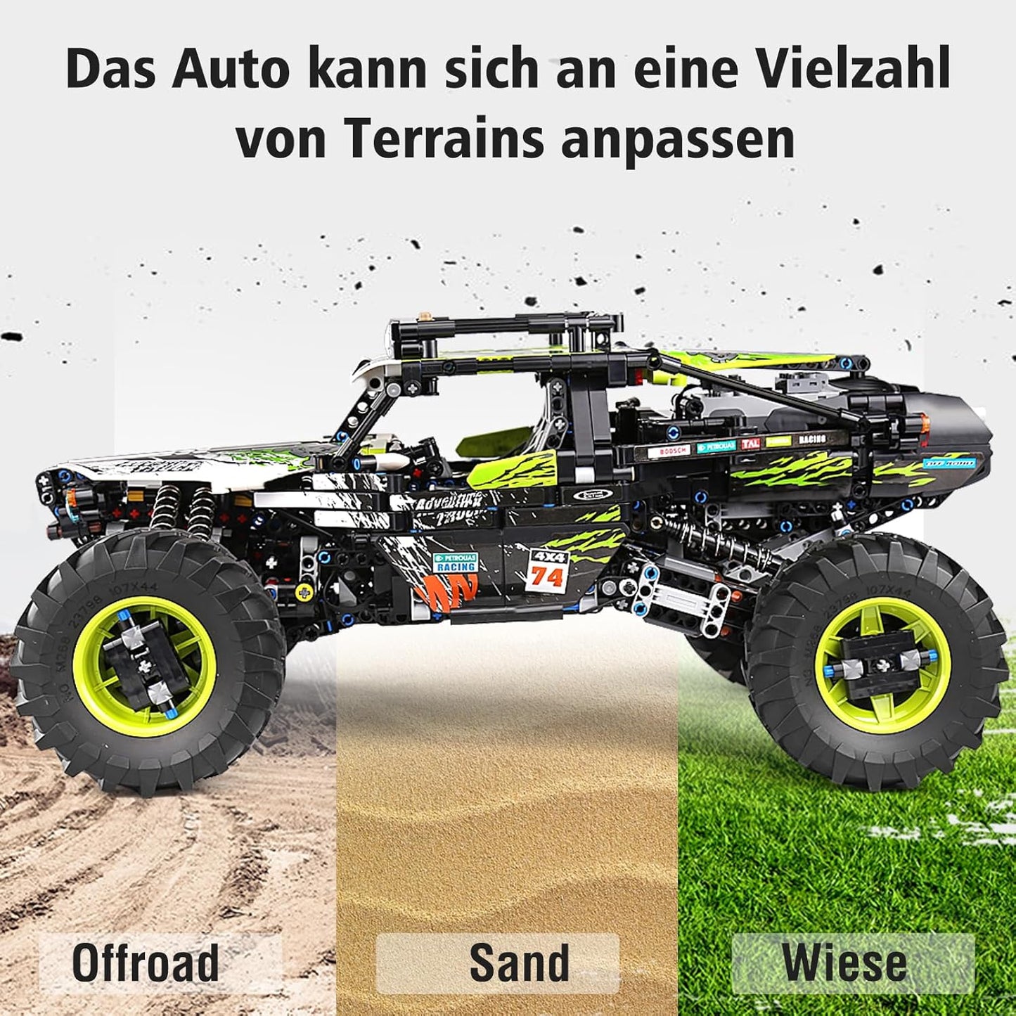 Technikgeländefahrzeug Modell mit Fernsteuerung
