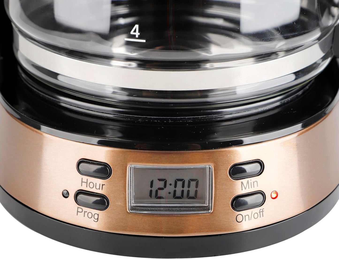 Filterkaffeemaschine mit Timer & 1.5l Glaskanne