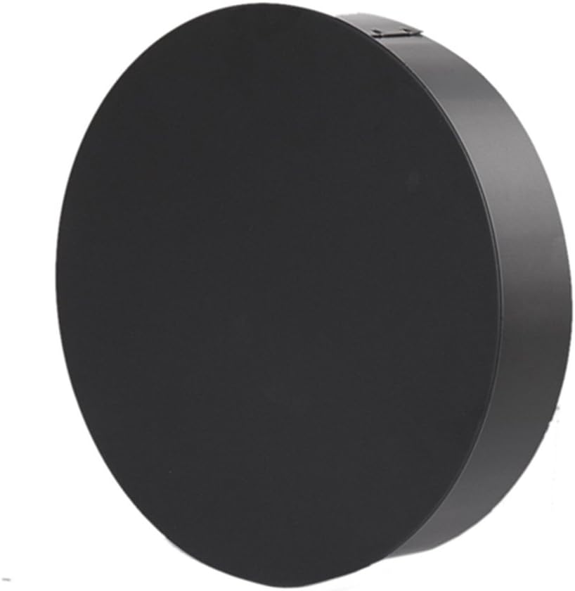 Ofenrohr Blindkappe 180 mm, Blindkappe - Ø 180 mm Schwarz