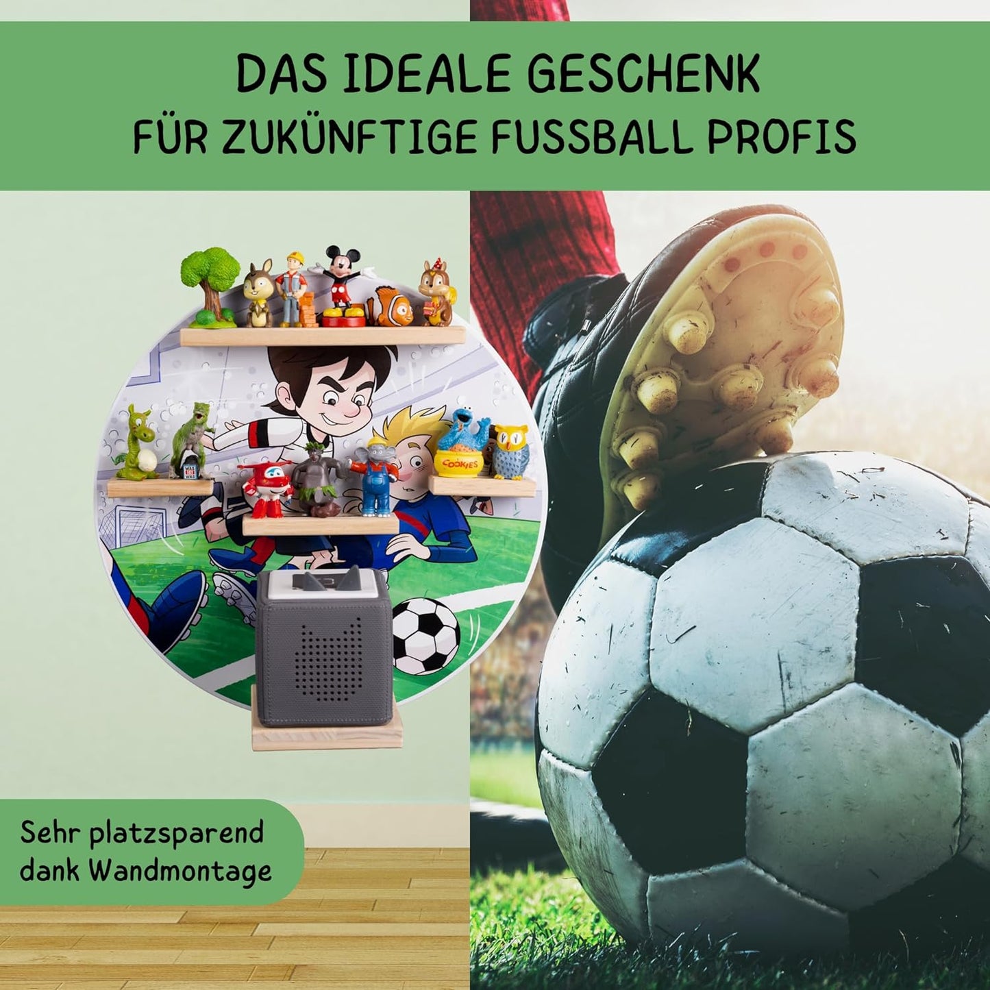Toniebox Regal, Fussball