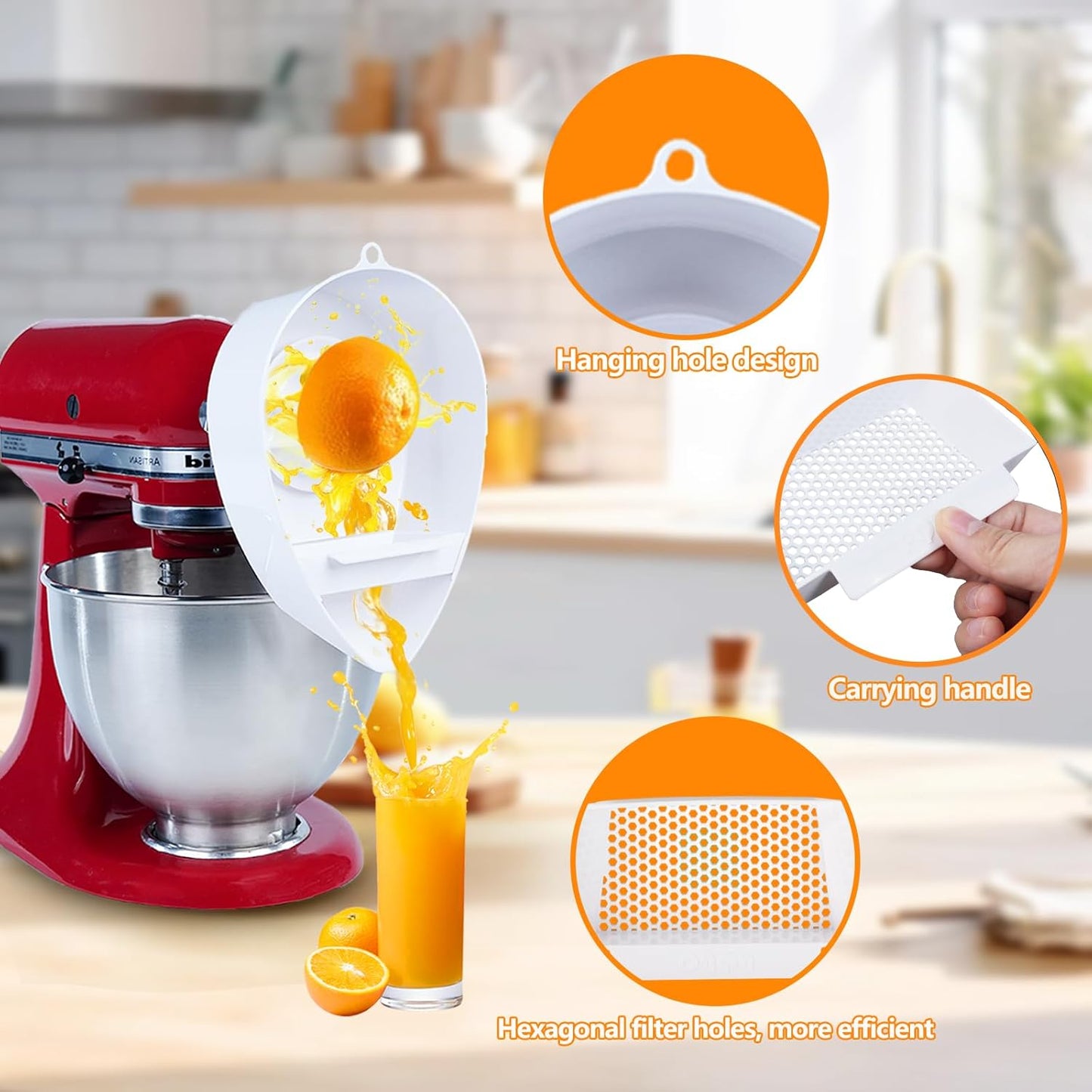 Entsafteraufsatz für Standmixer (Zitrusfrüchte)