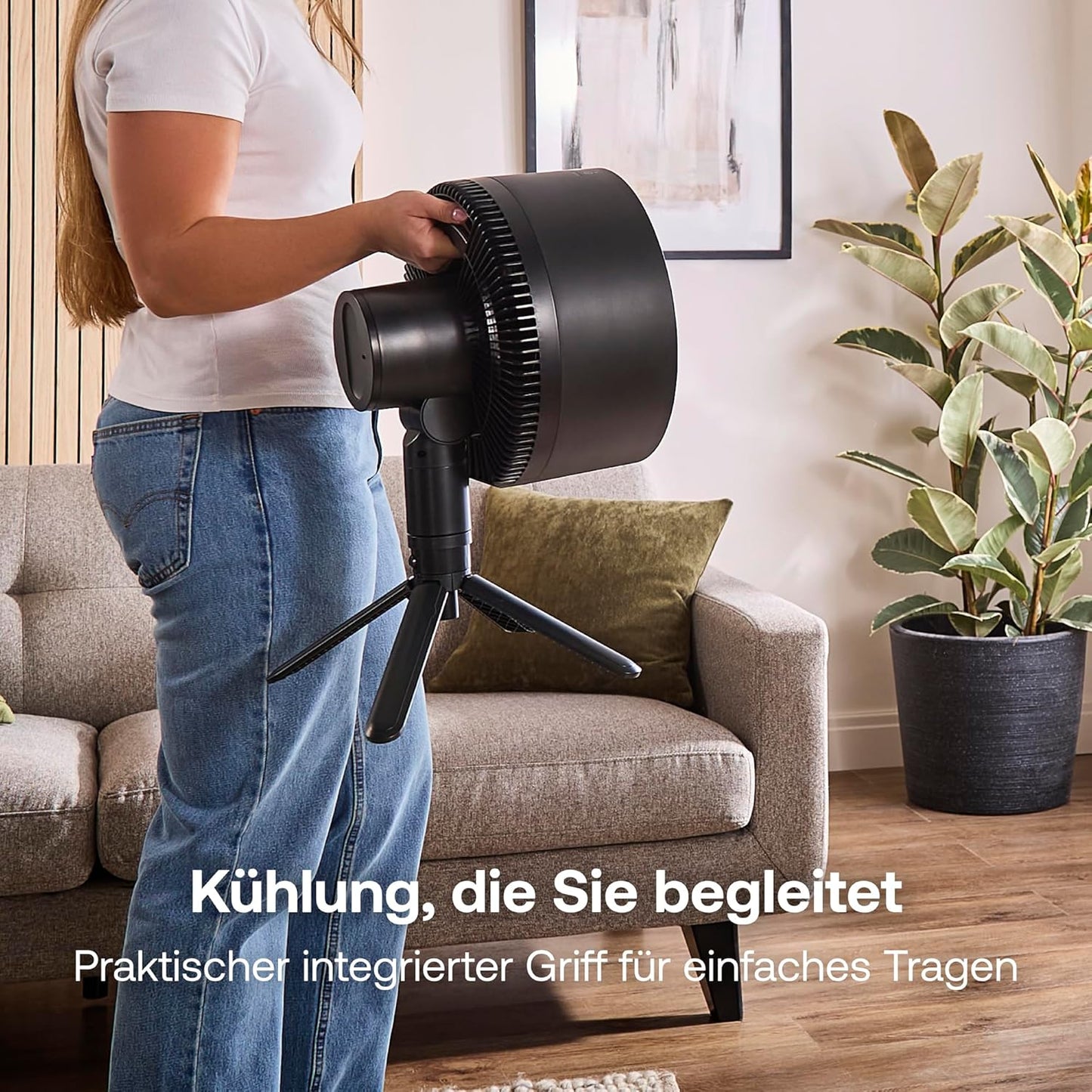 Smart 2-in-1 Akkuventilator mit App-Steuerung