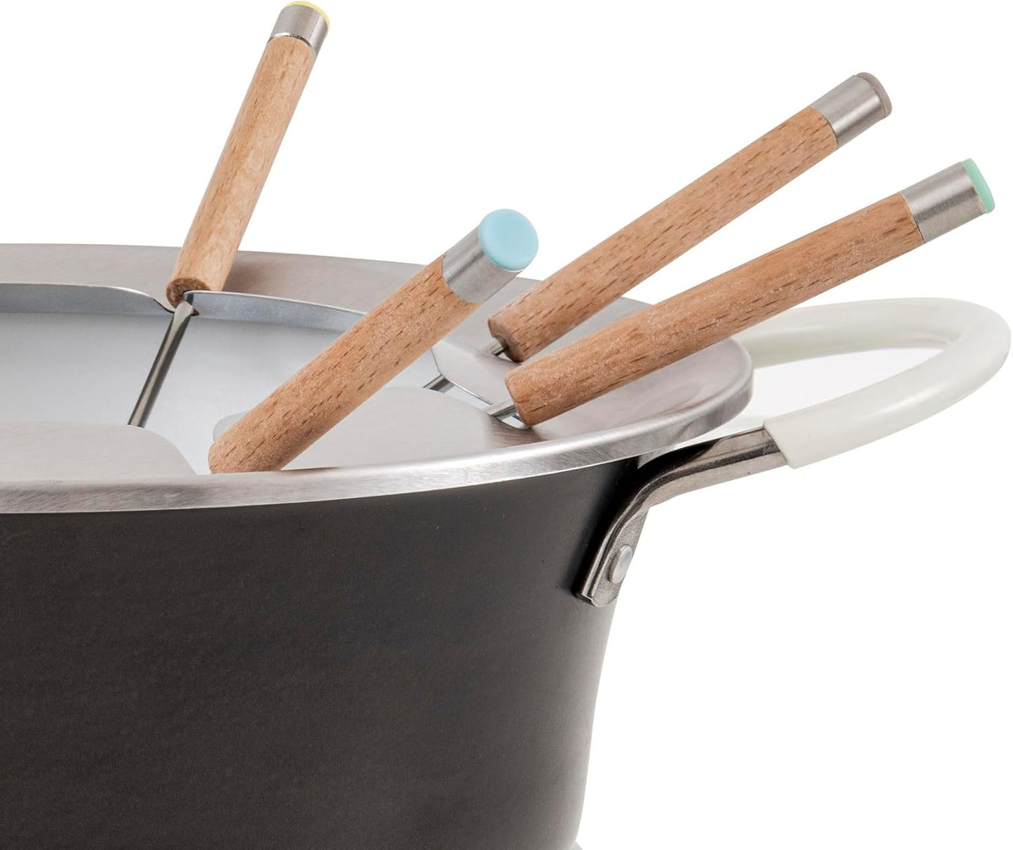 Prestige Fondue-Set für 8 Personen, Taille unique Carbon