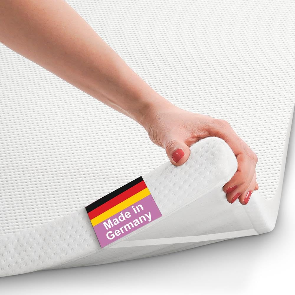 Matratzentopper, 90 x 200 cm, 90x200x4 cm Memory-Schaum