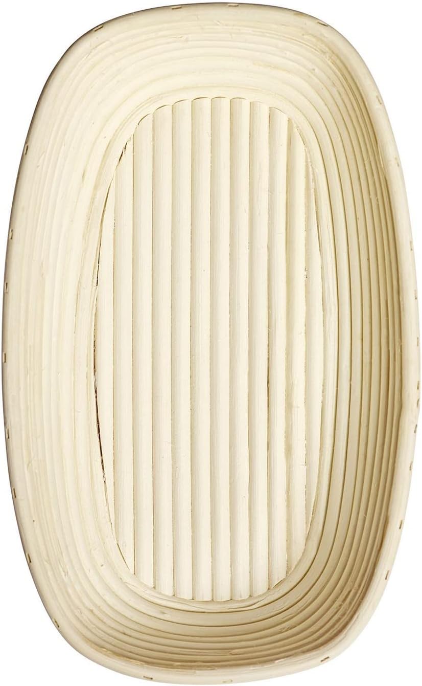 Gärkörbchen-Set, Oval, Ca. 33,5 Cm, mit Bezug Länge: 34 cm