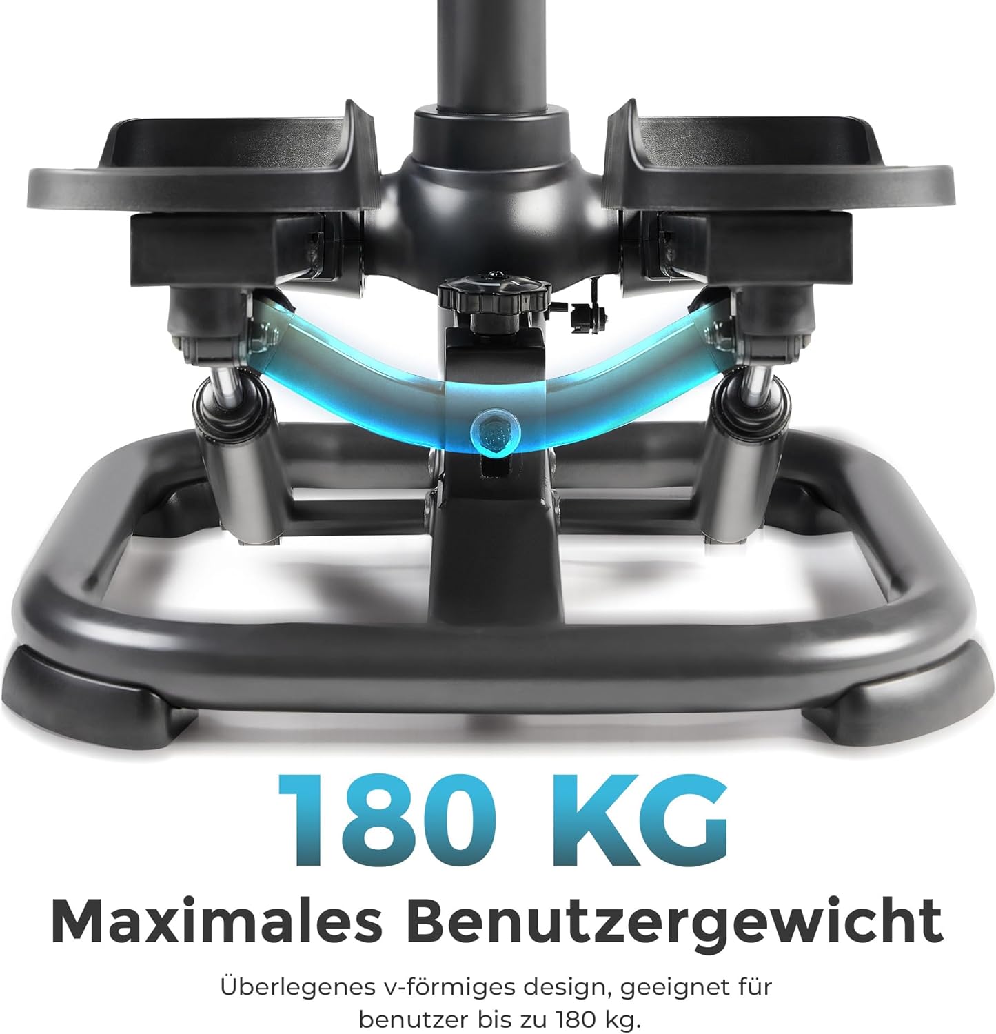 Stair Stepper mit Lenker & Widerstandsbändern, Anthrazit