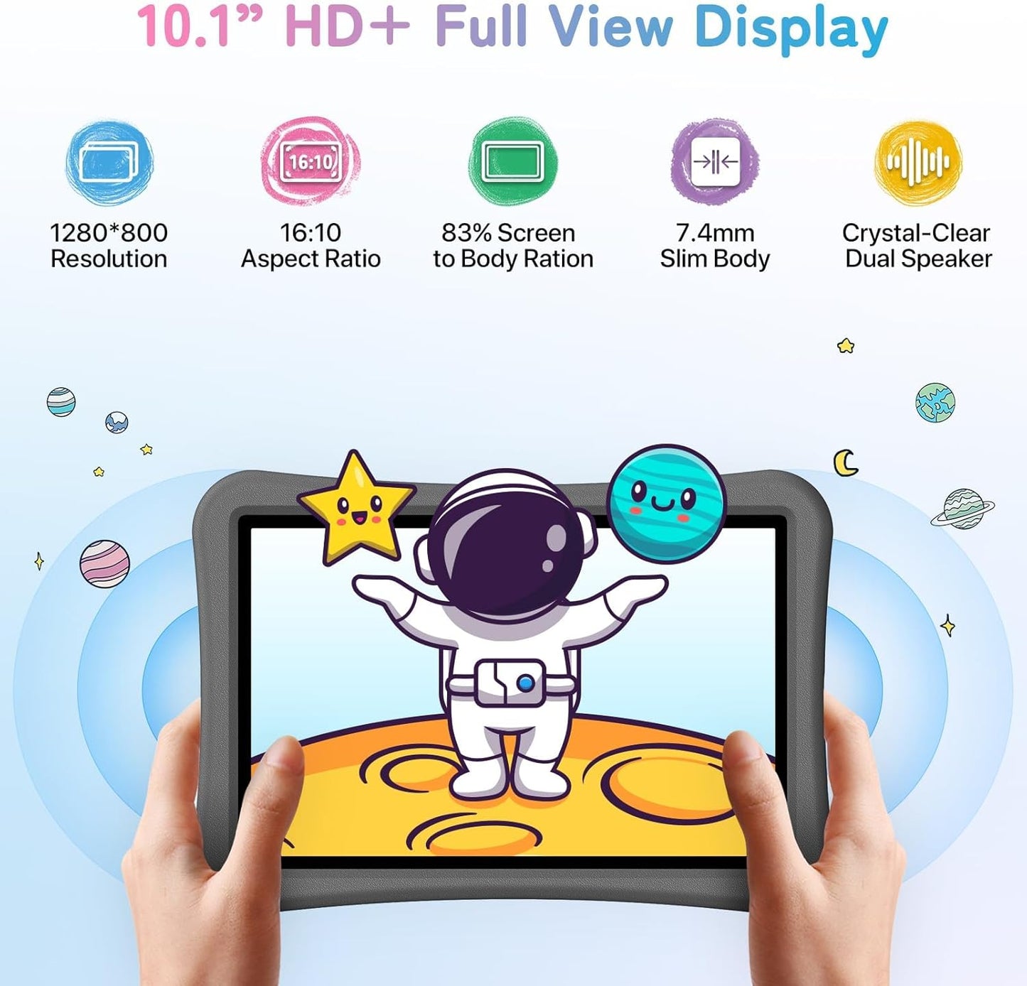 Kinder-Tablet mit Elterlicher Kontrolle, grün