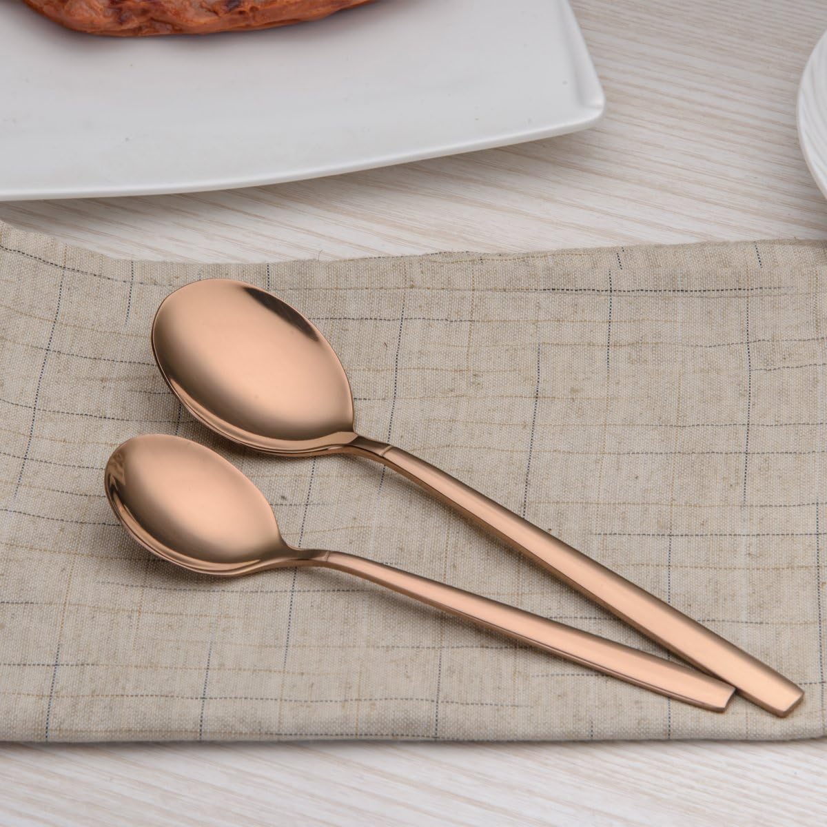 Besteckset für 6 Personen (24-teilig), Roségold 5. Roségold