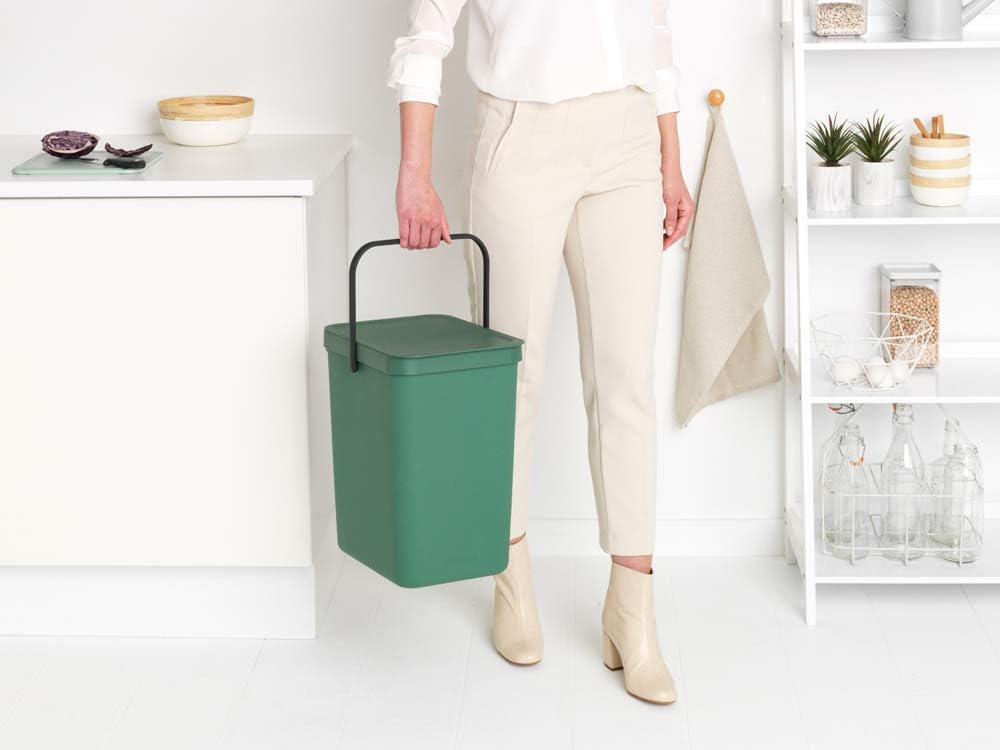 Sort & Go Mülleimer, Fir Green, 25 Liter