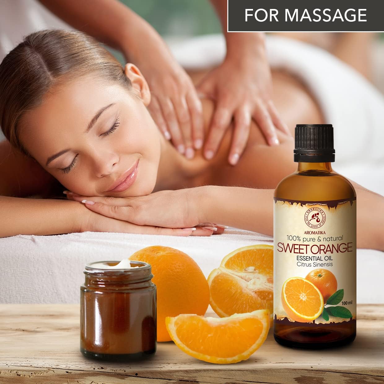 Aromatherapie - Süssorangenöl, Orange 100 ml (1er Pack)