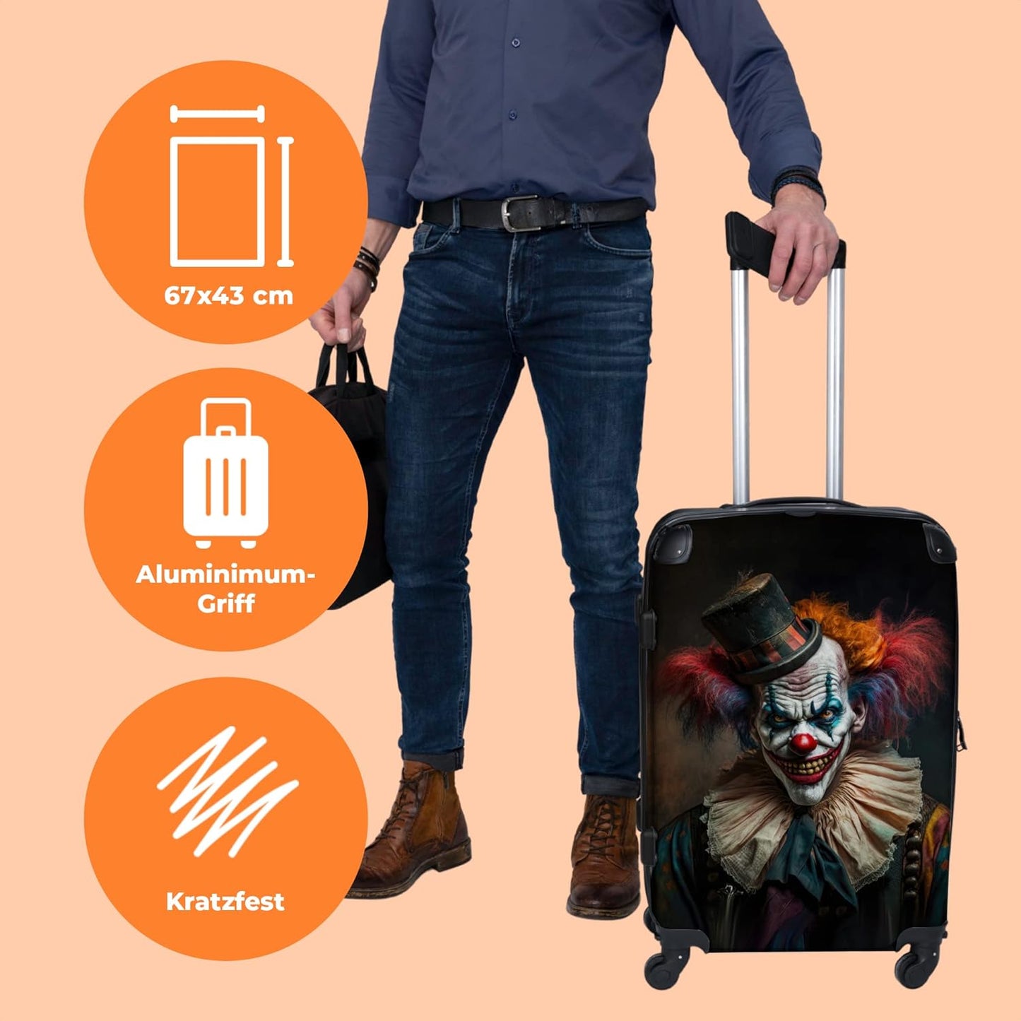 Grosser Trolley Rollkoffer