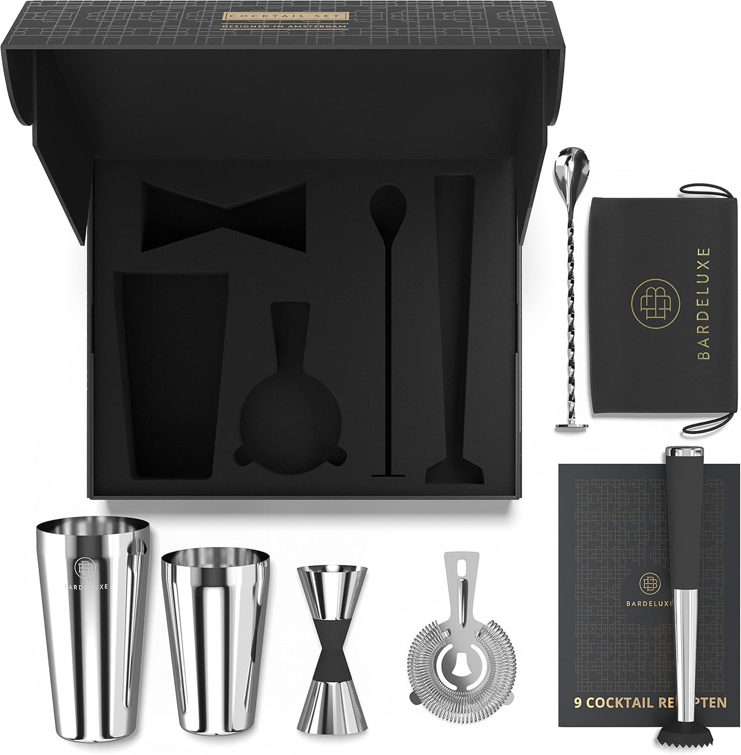 Boston Shaker Set, Silber