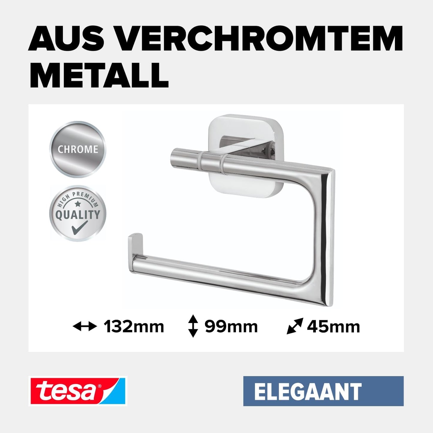 ELEGAANT Toilettenrollenhalter, Toilettenpapierhalter (ohne Deckel)
