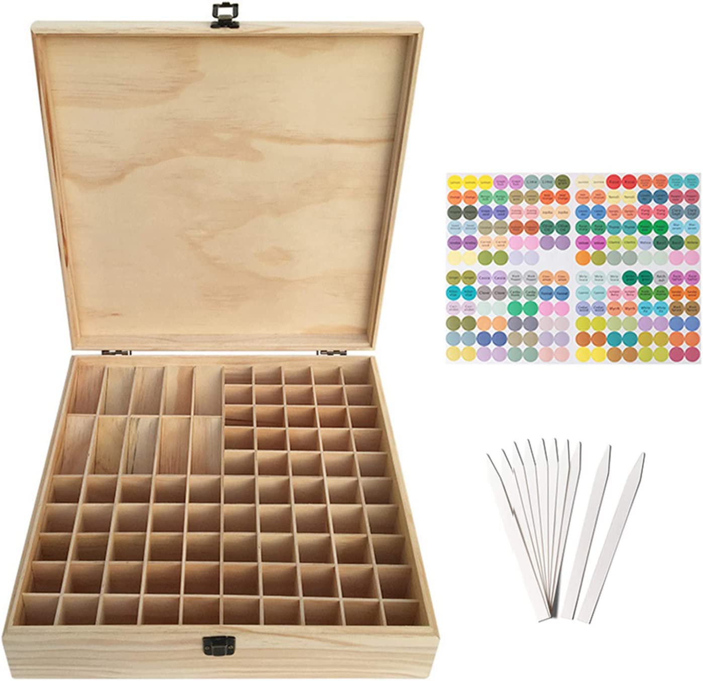 Holzbox für Duftöle, 85 slot