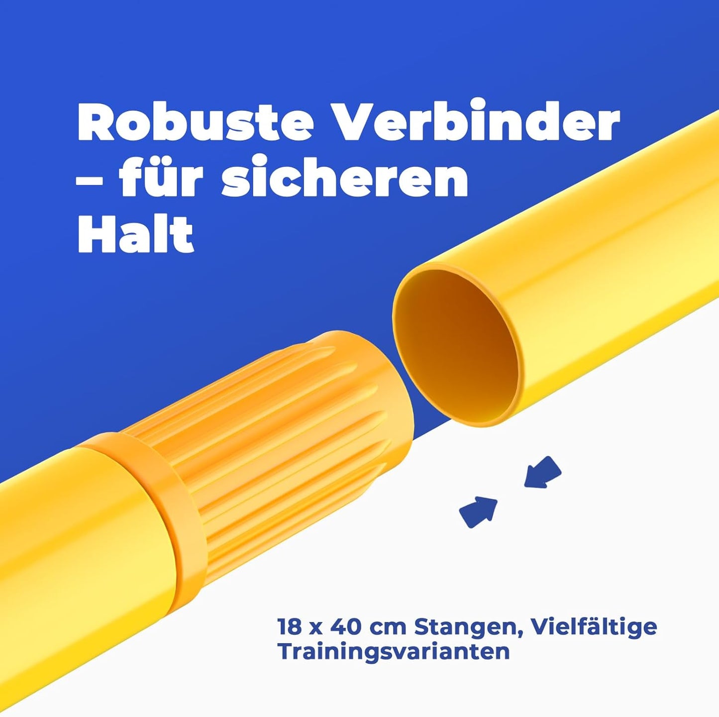 Agility Hürdenset, höhenverstellbar, 30 Stück