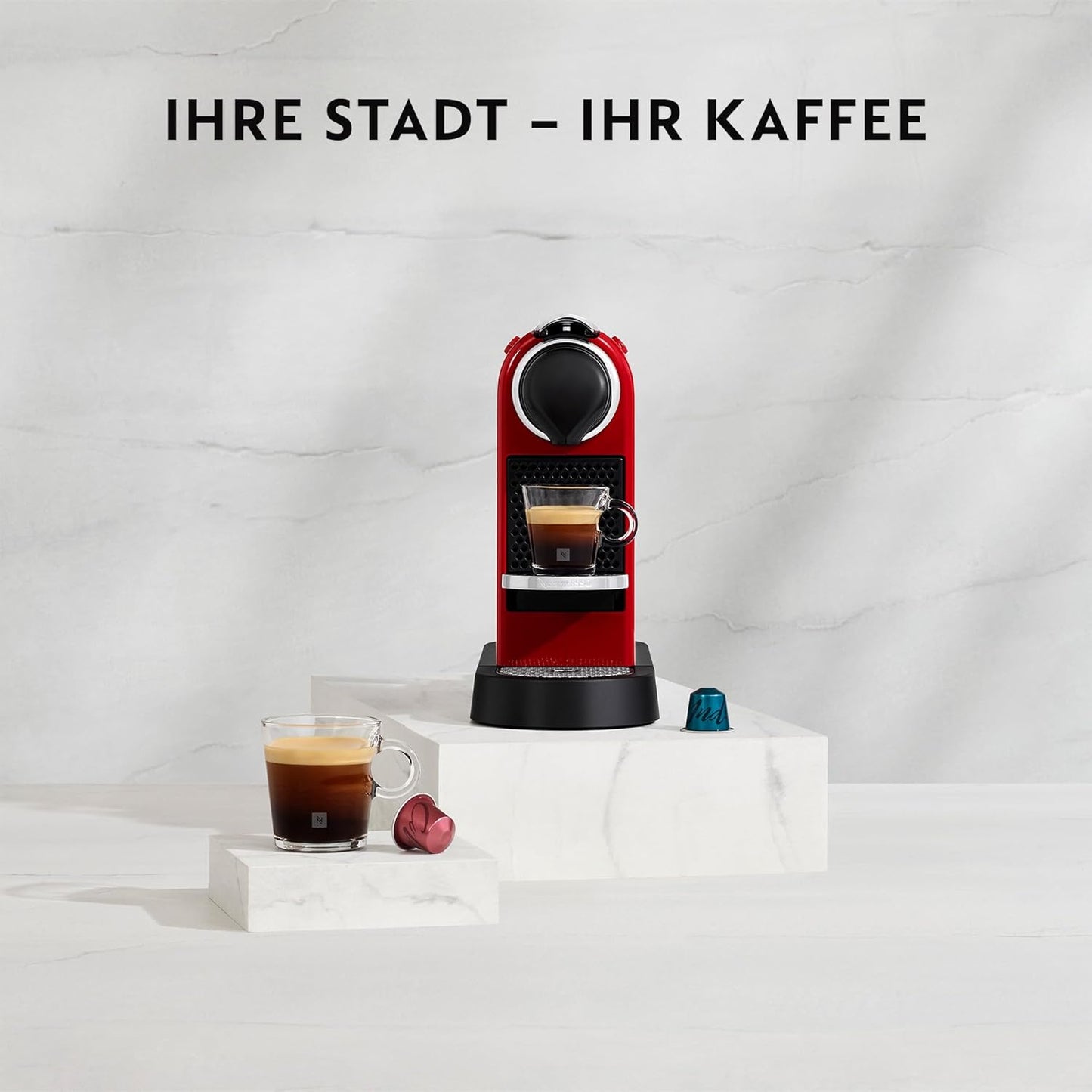 Kaffeekapselmaschine New CitiZ, Rot Citiz