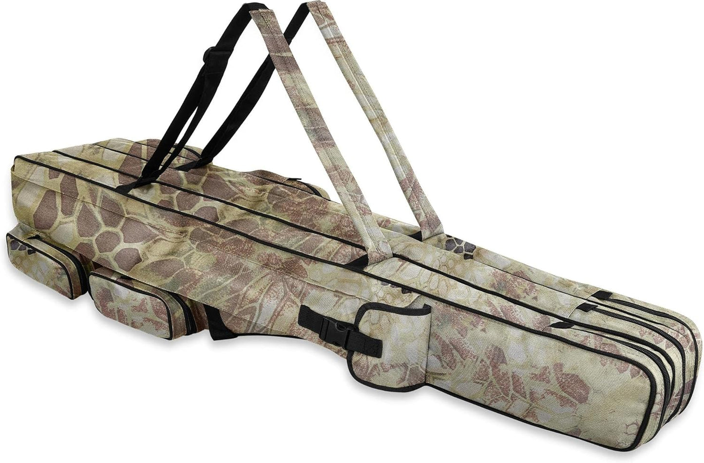 Rutentasche Rod Case mit 3 Innenfächern (125 cm), Wald-camo 3 Innenfächer 125 cm