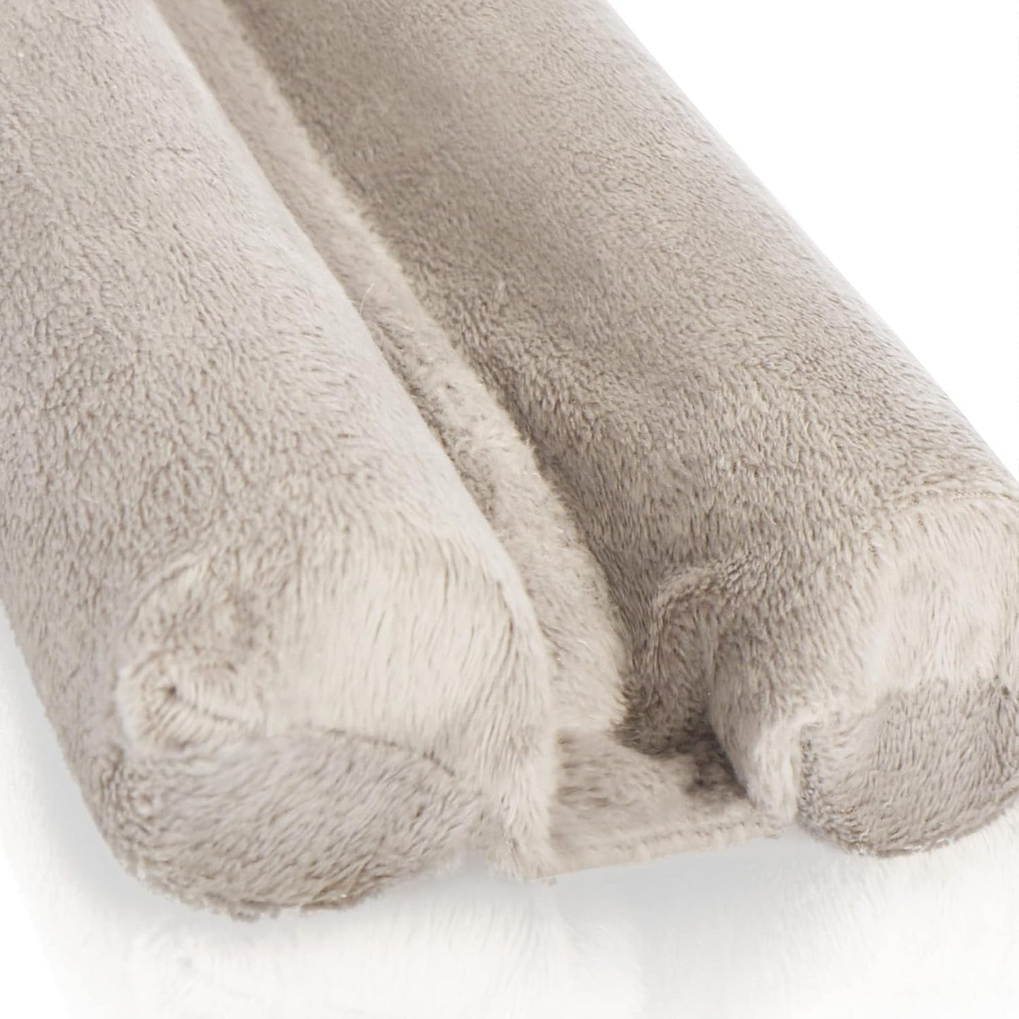 2 x Zugluftstopper mit Doppeldichtung, 02 Stück - Taupe