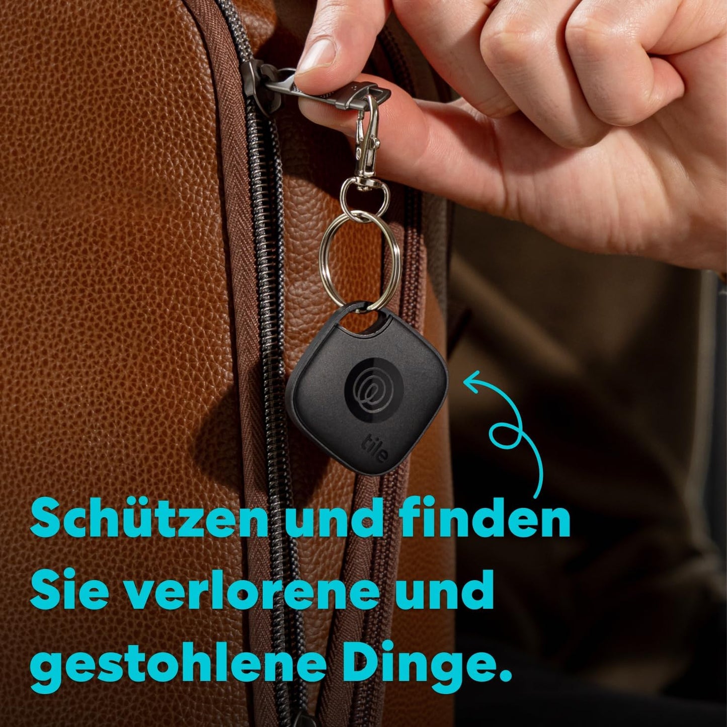 Bluetooth-Tracker Mate für Schlüssel & Gegenstände, Schwarz, 1er-Pack