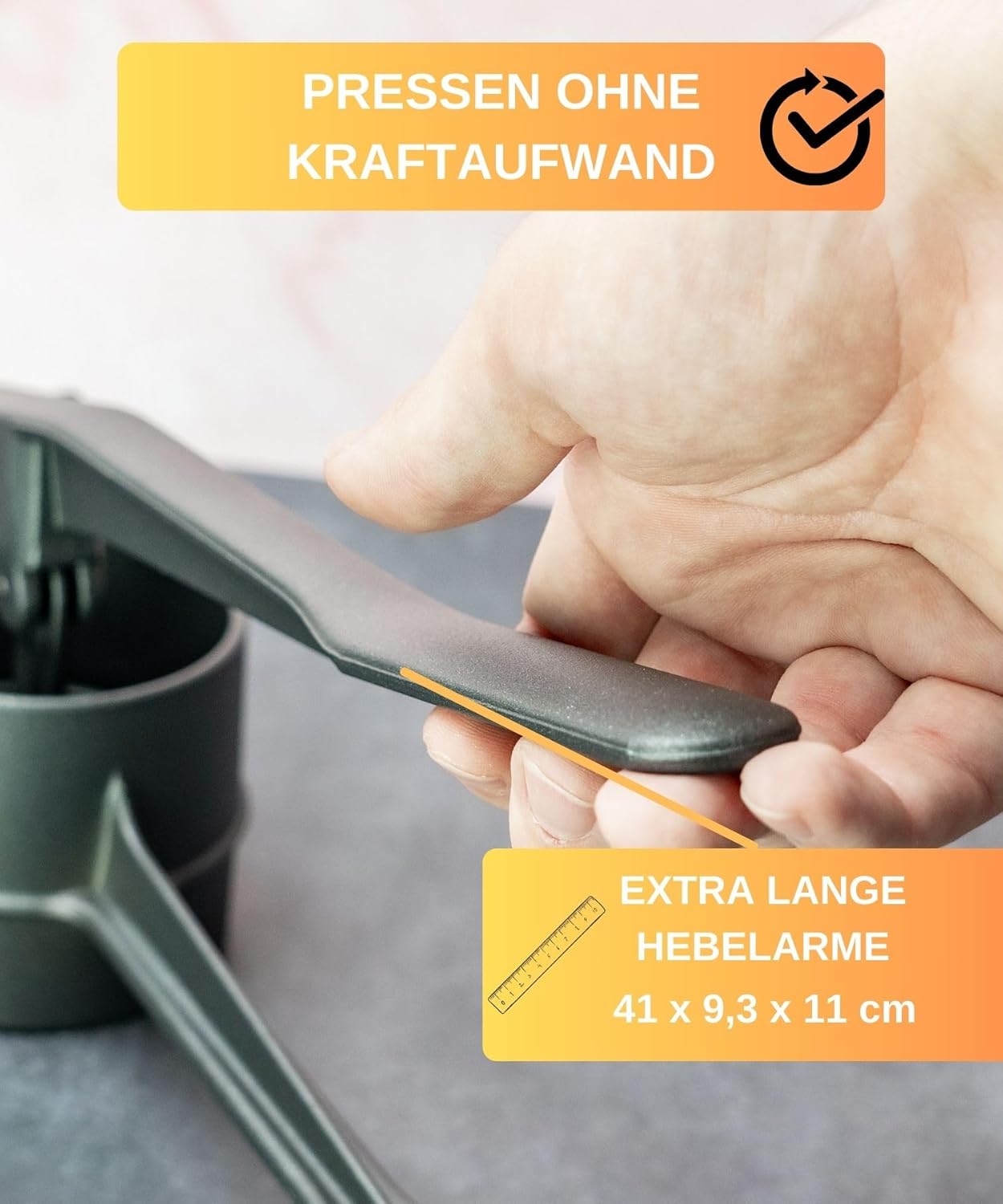 Spätzlepresse, Fädle Anthrazit