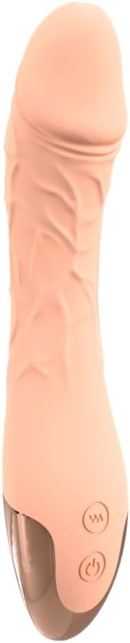 Natur-Vibrator mit realistischer Penis-Optik (19,6 cm), 19,6 cm