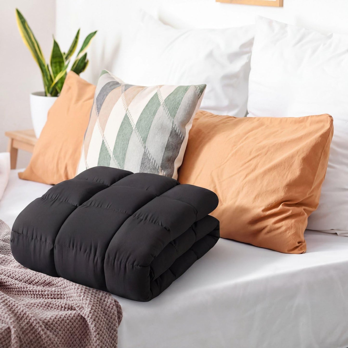 Gewichtsdecke 8kg mit 7-Schicht-System, Schwarz, 8 Kg