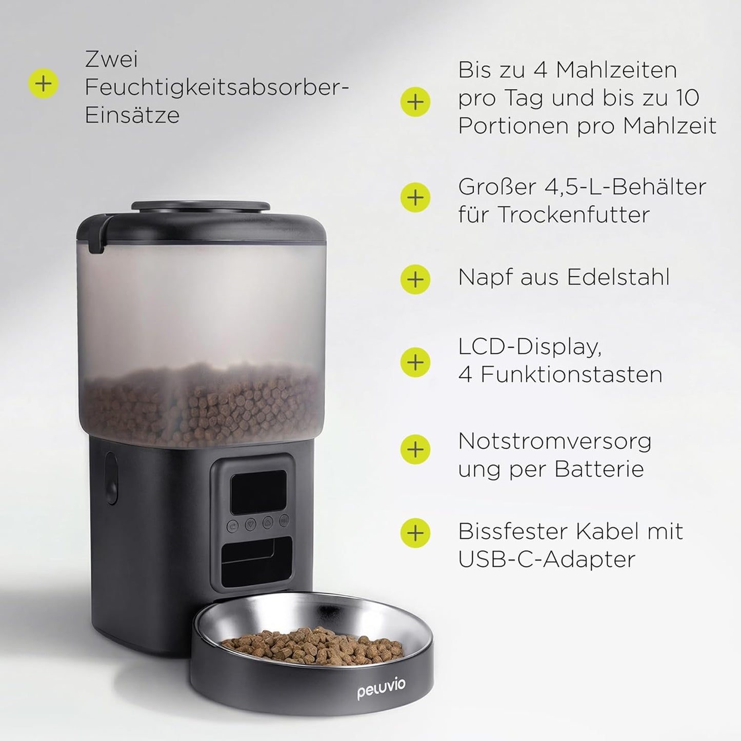 Automatischer Hunde-Futterspender mit Timer