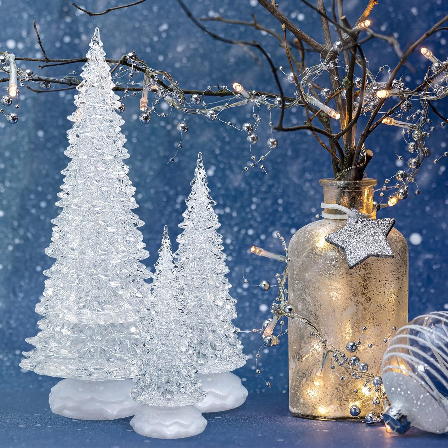 LED-Christbaum mit Timer und Farbwechsel, 27 Cm - Farbwechsel