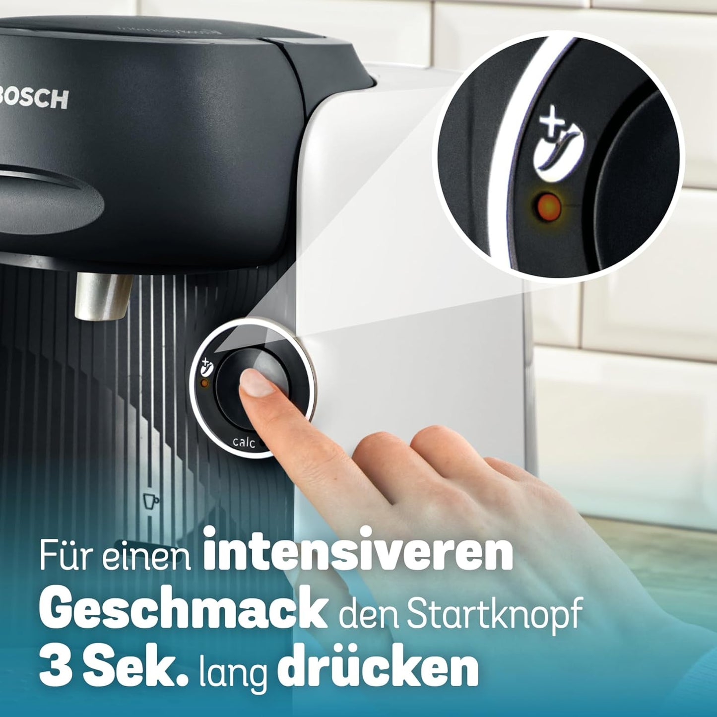 Kapselmaschine Tassimo finesse friendly, Weiss / Schwarz