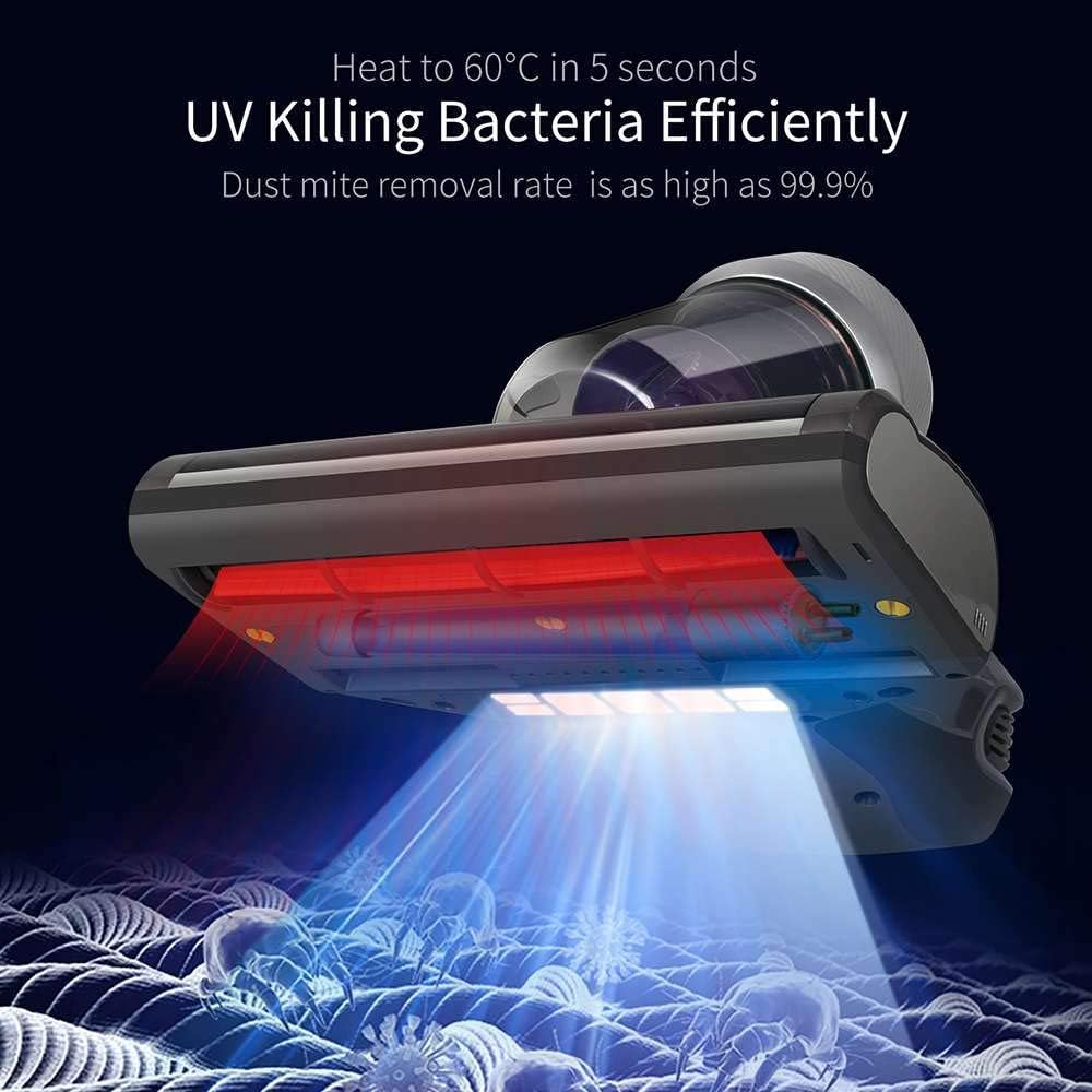 Antimilben-Handstaubsauger mit UV-C-Licht und HEPA Filter
