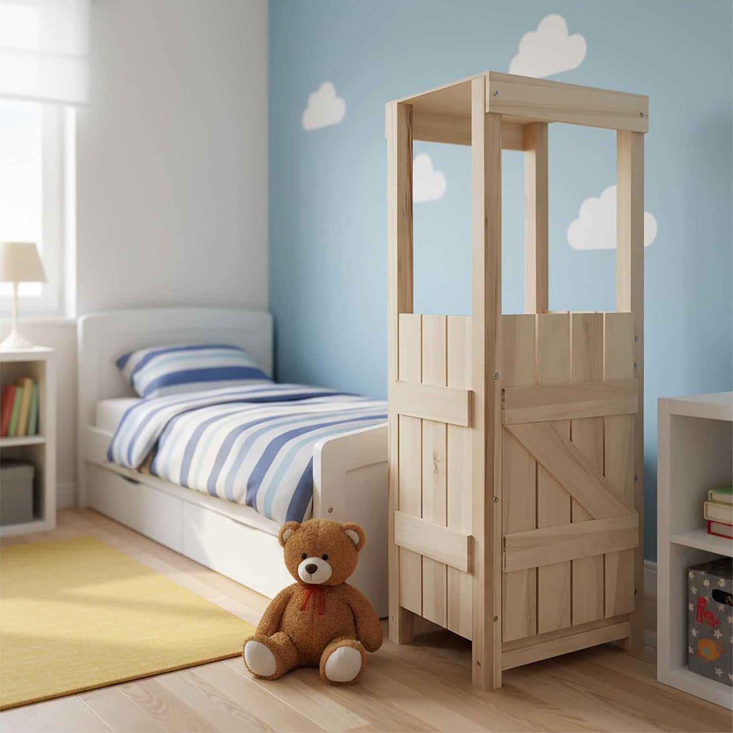 Hobby Horse Stall mit Futtertrog aus Holz