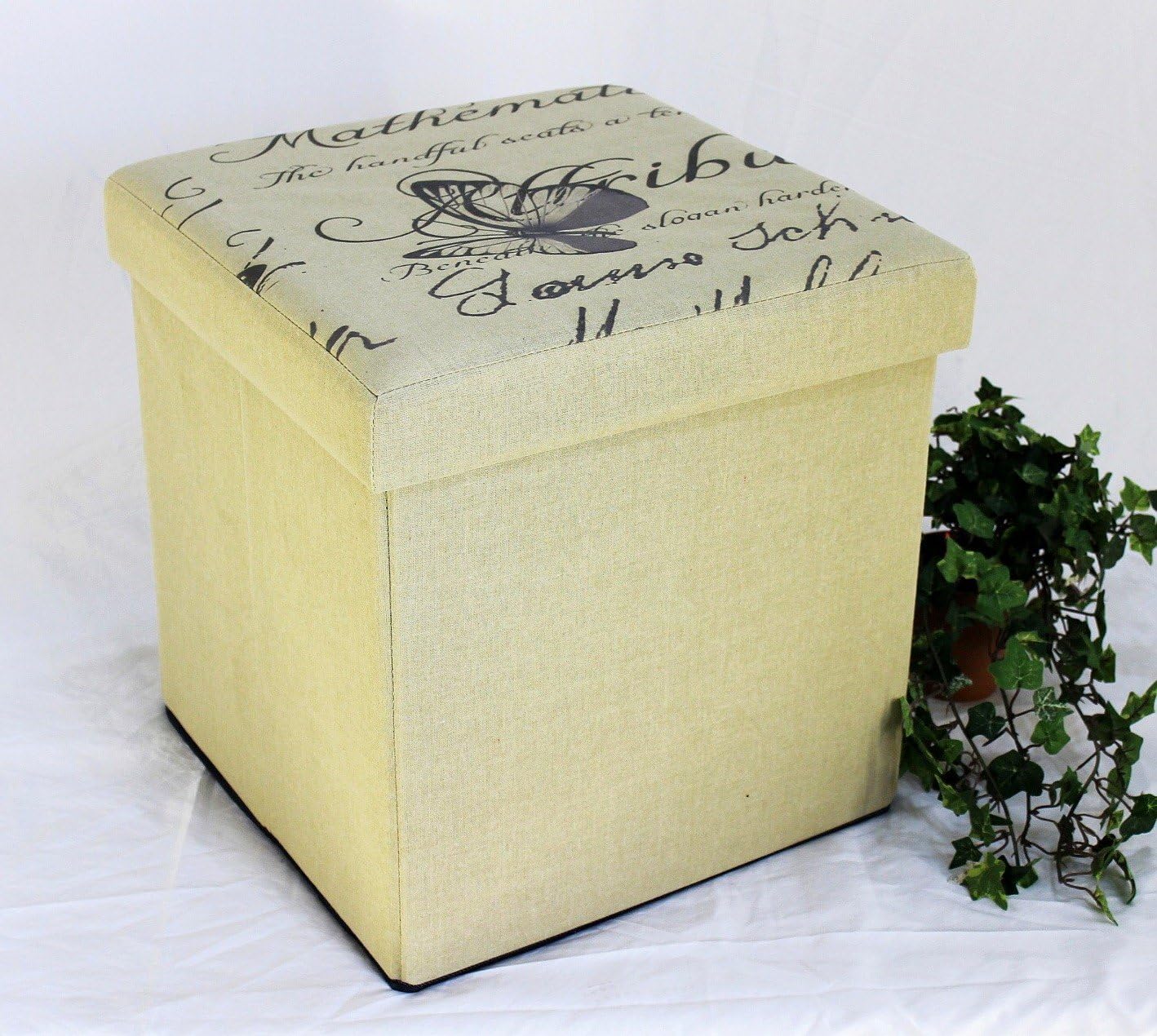 Faltbarer Sitzhocker mit Aufbewahrungsbox