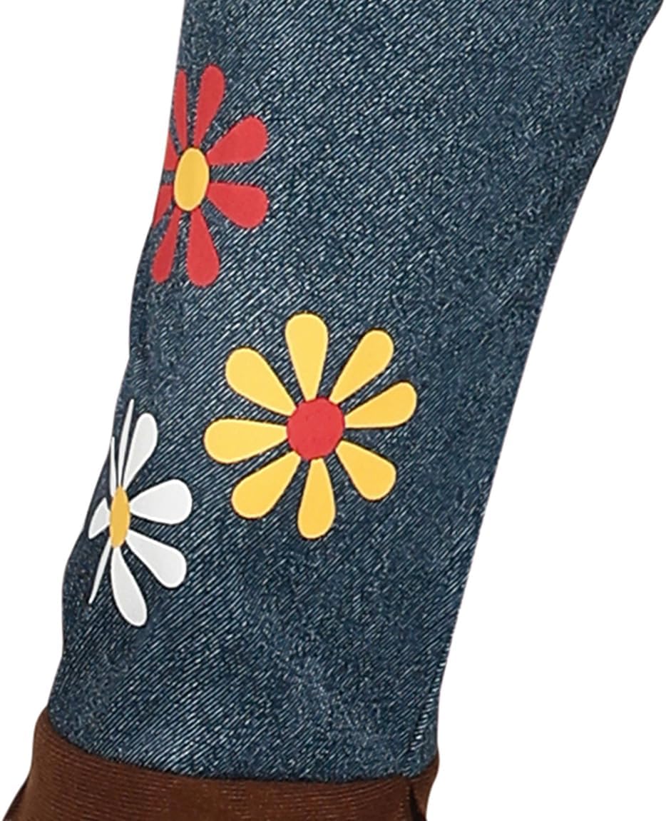 Hippie Mädchenkostüm 70er Jahre Outfit, 7-9 Jahre
