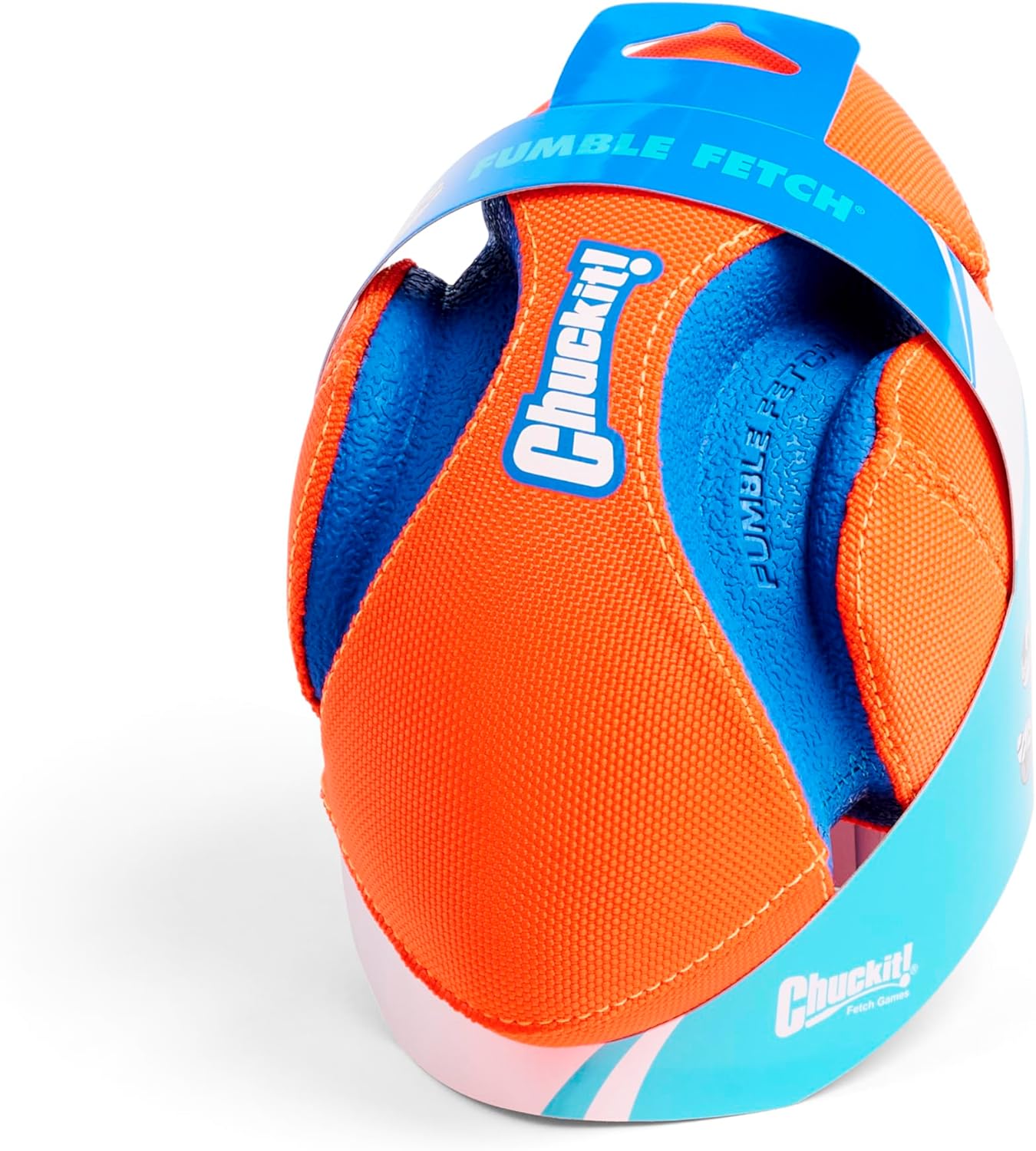 Fumble Fetch Hundespielzeug, orange / blau Small