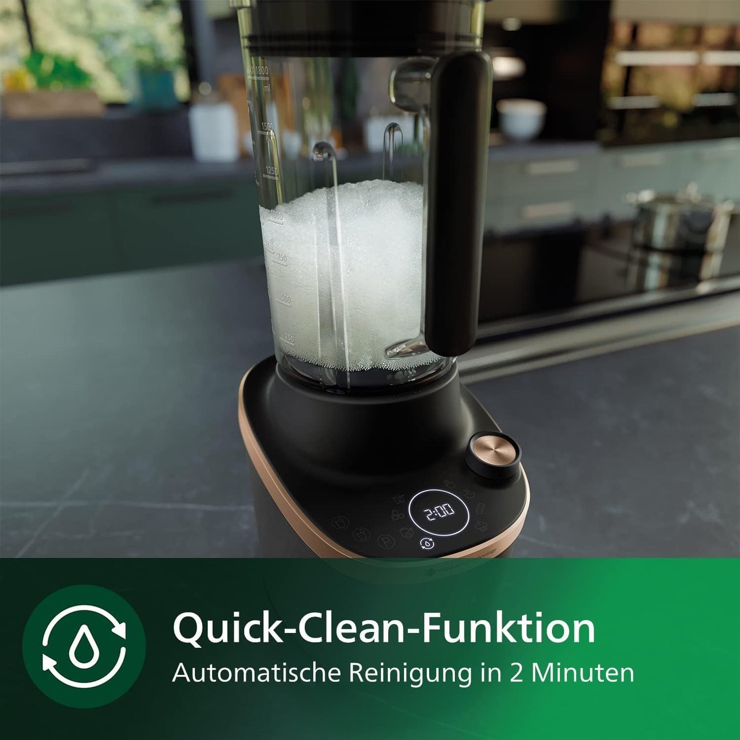 Hochleistungsmixer HR3770/10 mit Entsaftermodul, 8 Programme