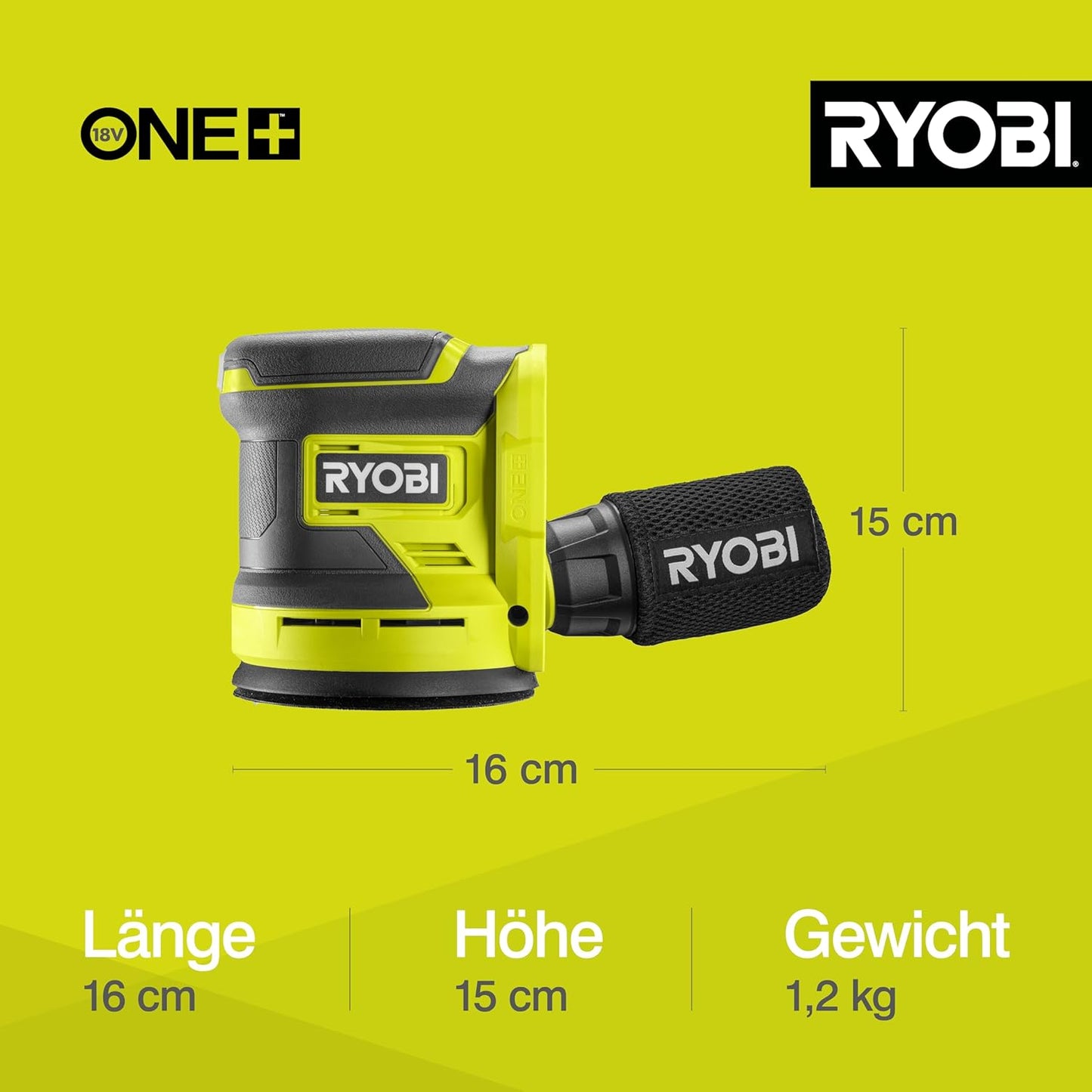 Akku-Exzenterschleifer RROS18-0, RROS18-0
