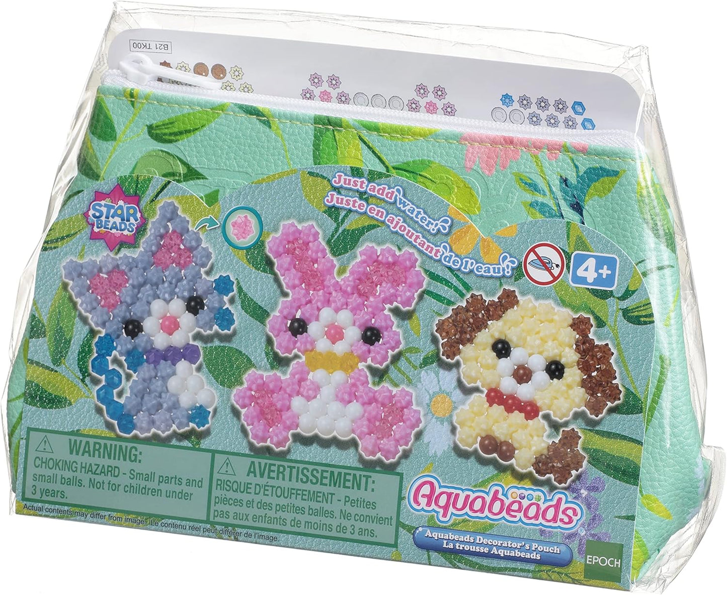 Designtäschchen Tiere Bastelset, Aquabeads 31854 Designtäschchen Tiere - Bastelset