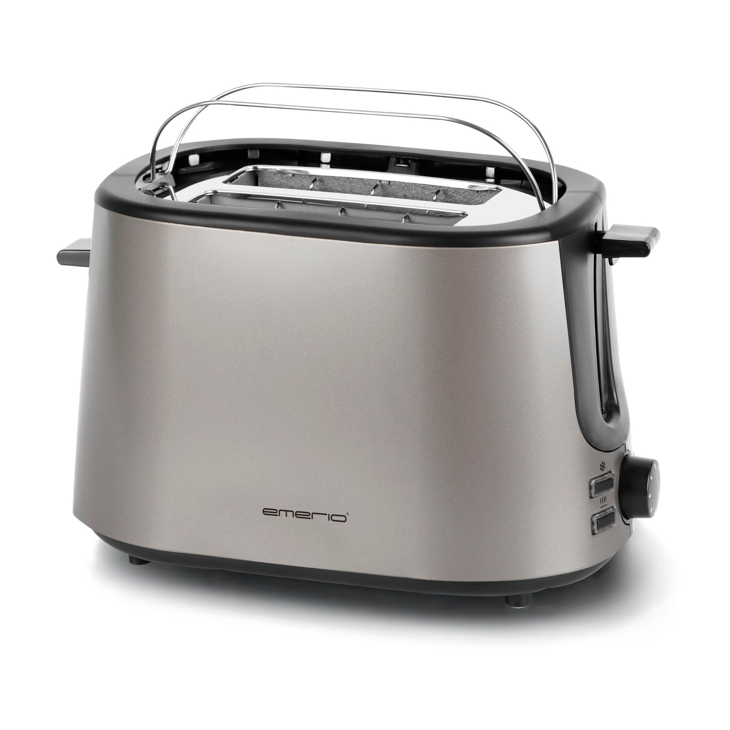 Edelstahl-Toaster mit Brötchenaufsatz (7 Stufen, 1000W)