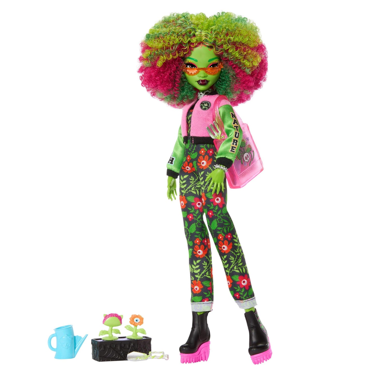Fearbook Venus McFlytrap-Puppe mit Zubehör-Set, grün
