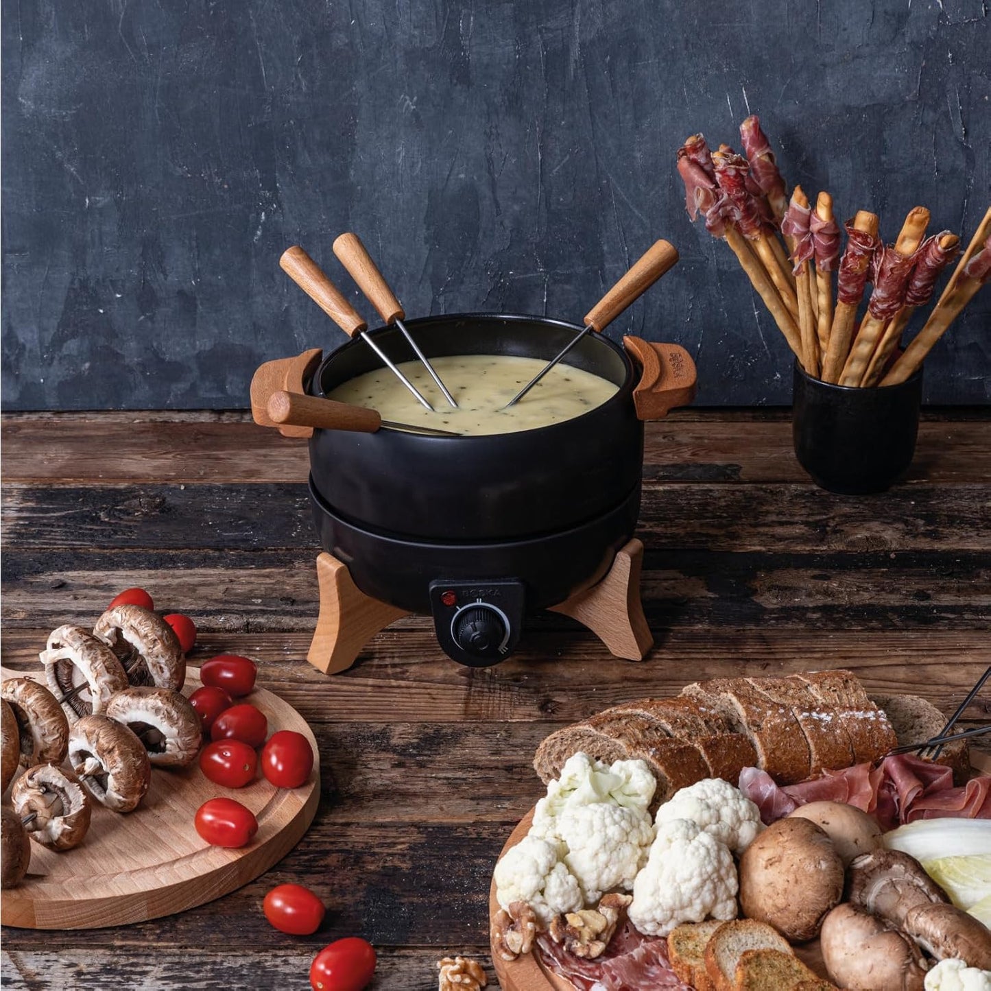 Fondueset mit Temperaturregler, Party
