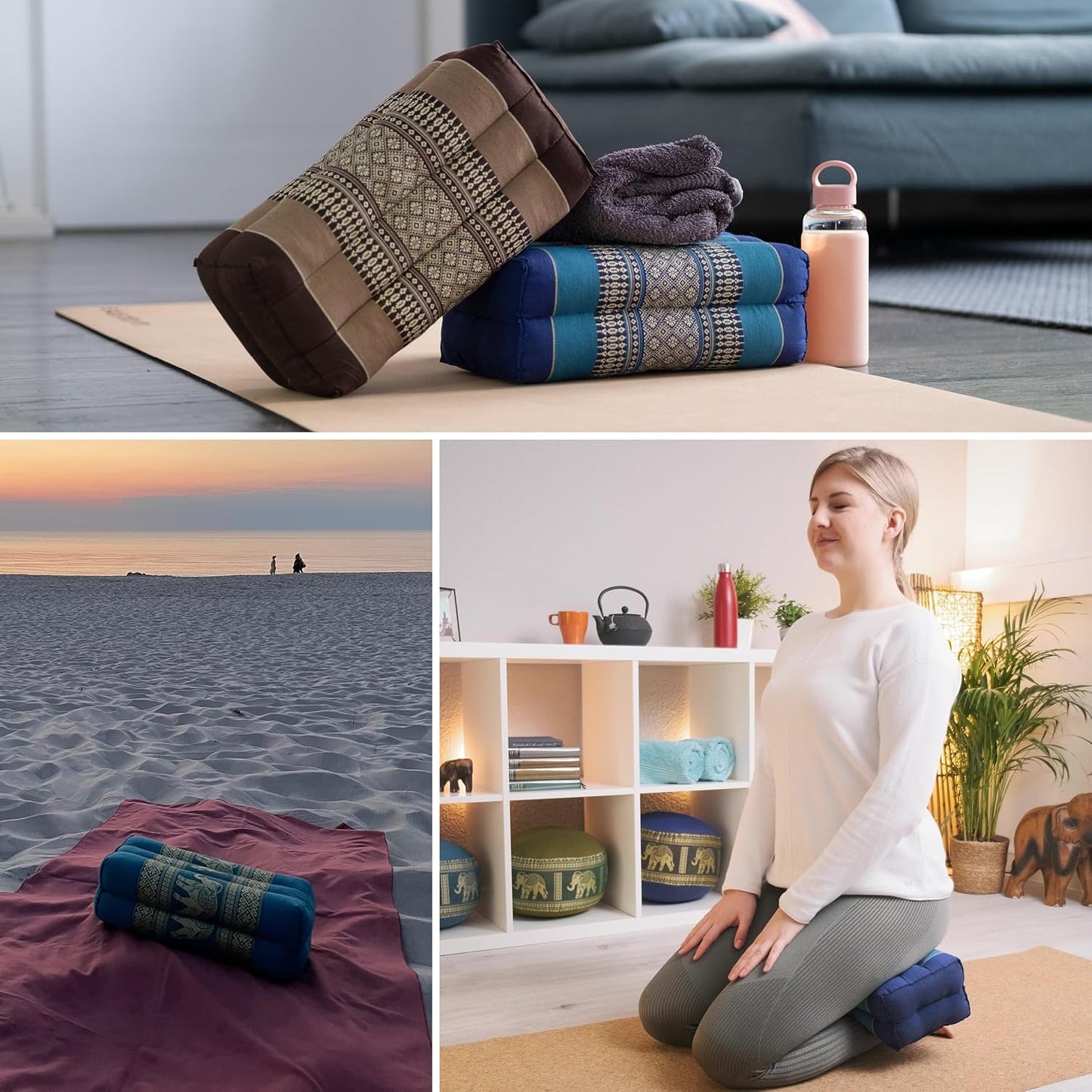 Yogakissen für Meditation und Yoga