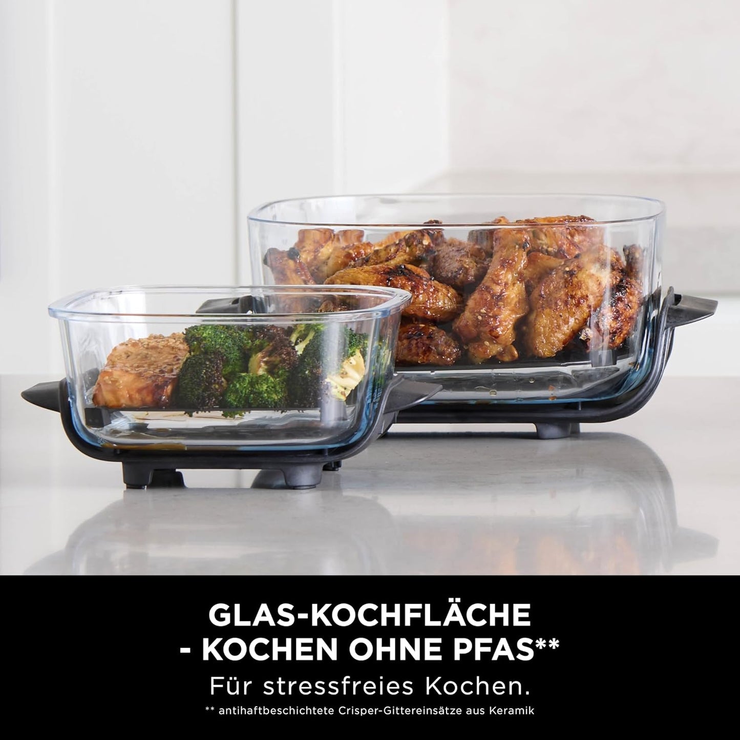 Crispi Power Pod 4-in-1 Airfryer, FN101EUSTGD, Stone Gold