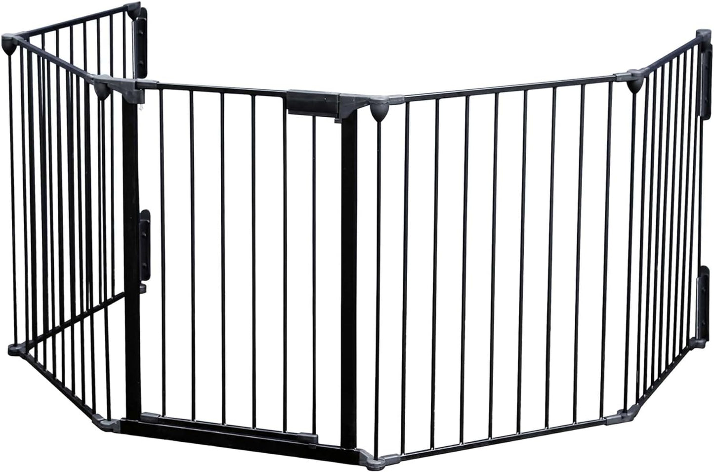 Kaminschutzgitter XL, Schwarz ; 3100 x 650 x 750 mm