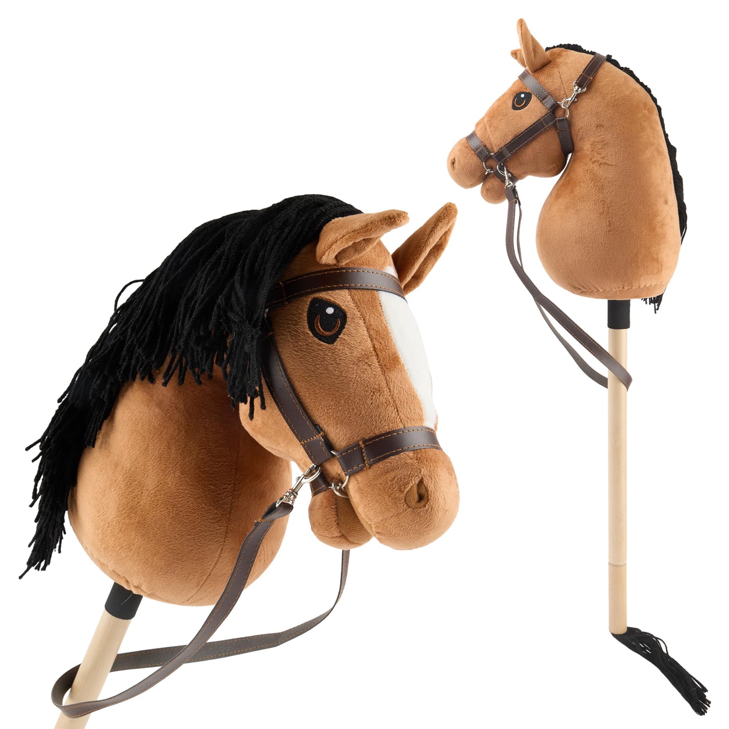 Hobby Horse Steckenpferd mit abnehmbarem Stock, Fuchs Small