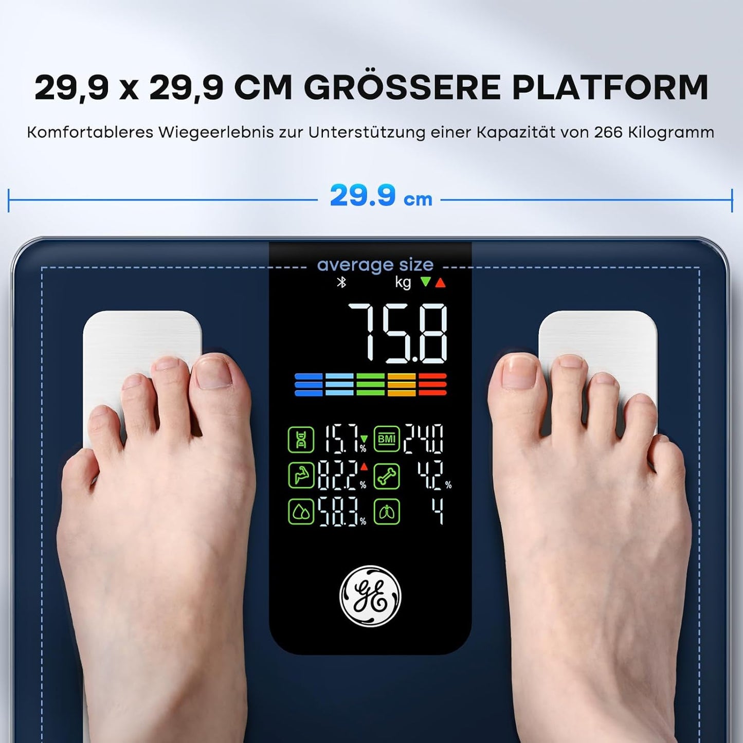 Körperanalysewaage mit App-Unterstützung